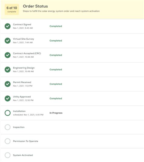 palmetto order status.
